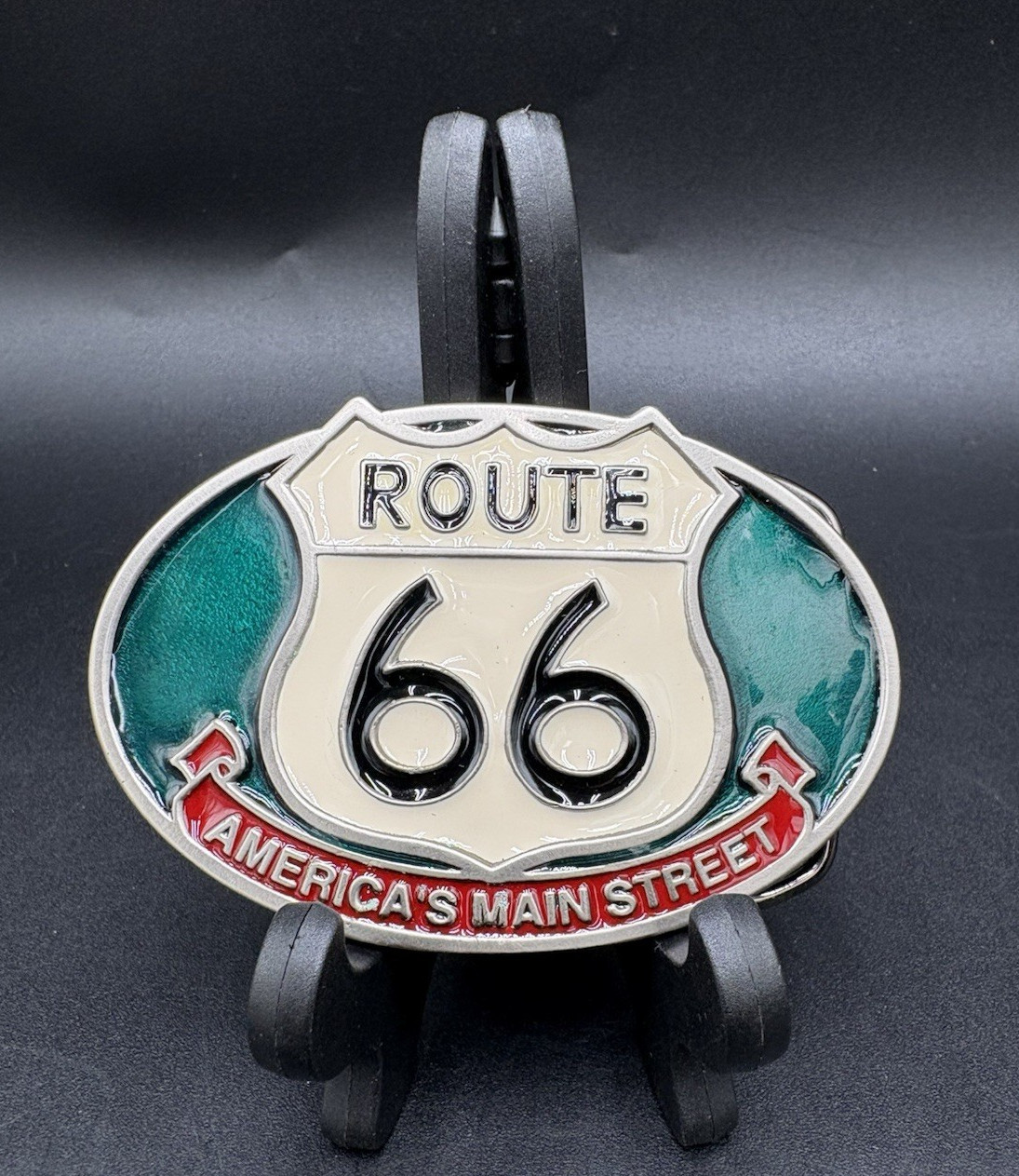 Vtg Route 66 Belt Buckle Buckles of America America’s Main Street USA US Seller