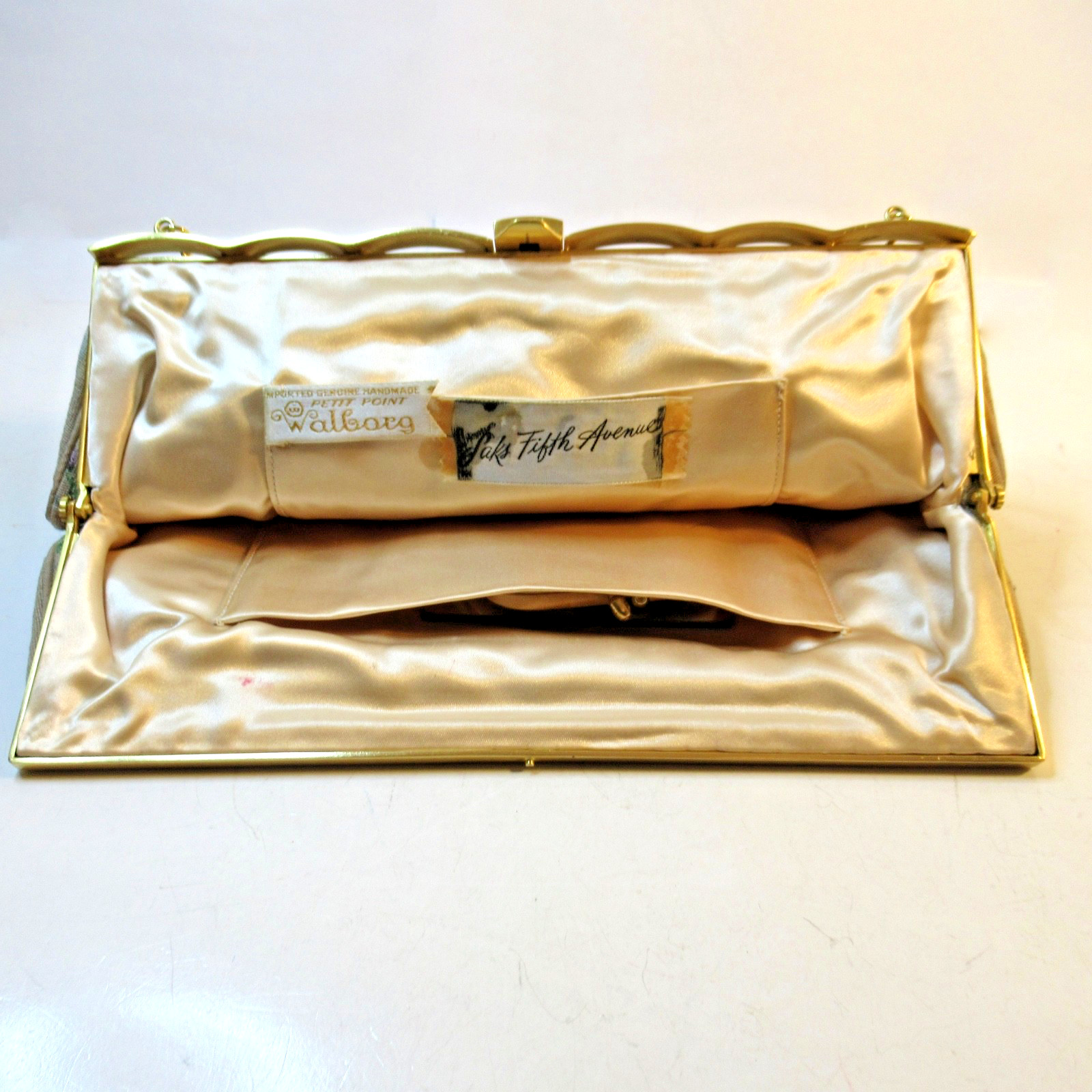 Vintage Petit Point Purse Scenic Walborg Saks 5th Avenue – SELLER PAYS US TARIFF