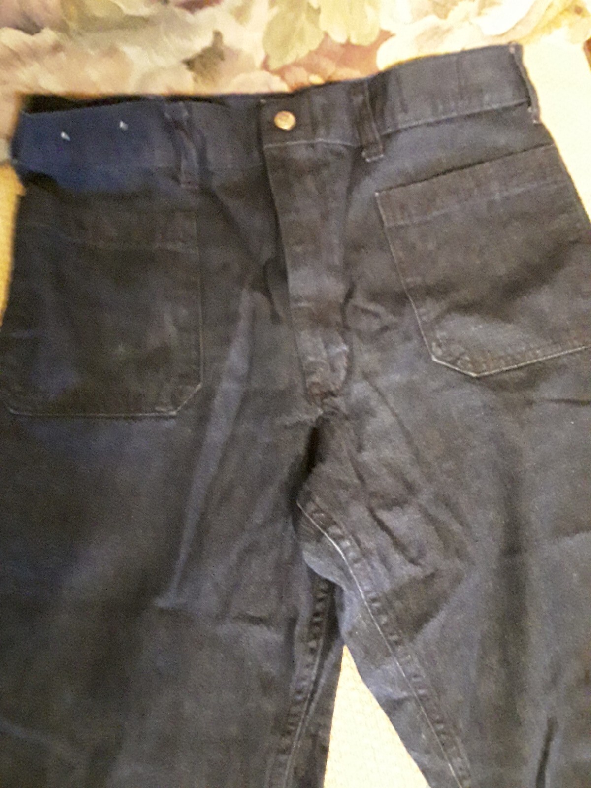 vntg 80’s dungarees “Navy-style” bellbottom size 33, never worn. [PRICE CUT]