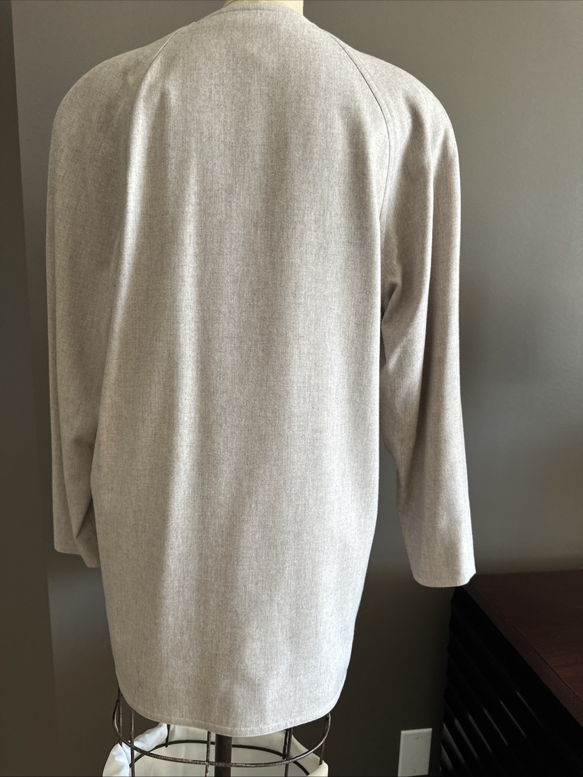 COURREGES VINTAGE PARIS WOOL JACKET SKIRT SUIT Sz38(6)