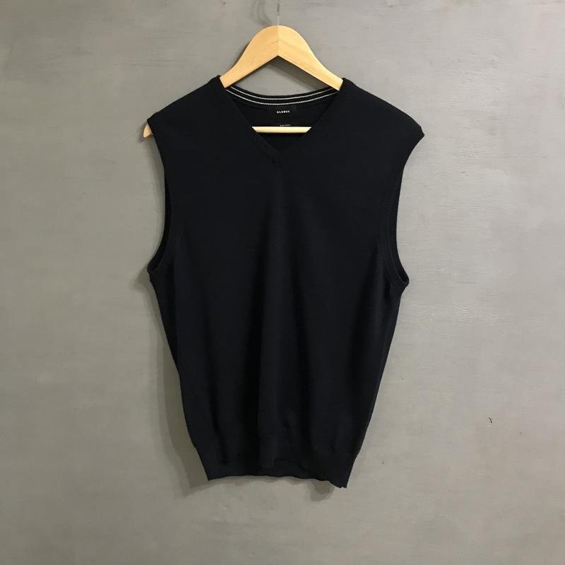 Men’s GLOBUS Vest Navy Wool 38 / M / 46