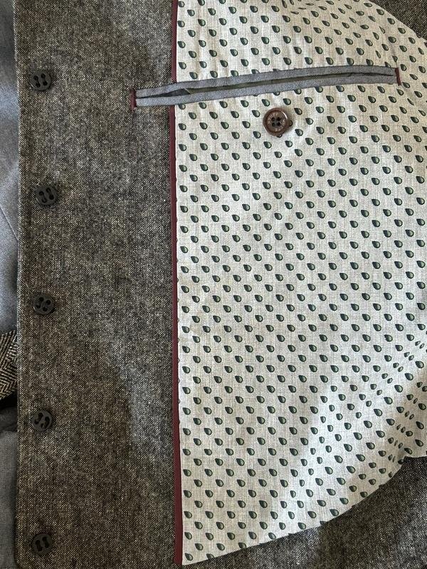 Men White Stuff Vest Grey Wool L