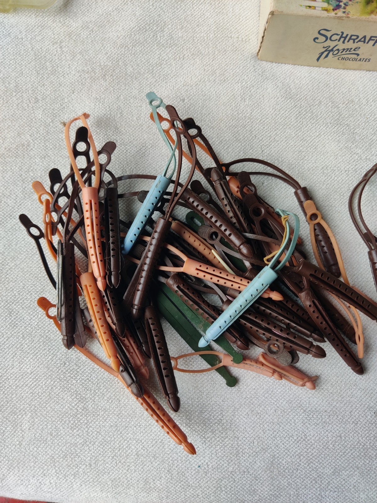 VTG 40s Hair Curler Accessories Lot Goody Tip Top Pin Curls Metal Plastic As Is