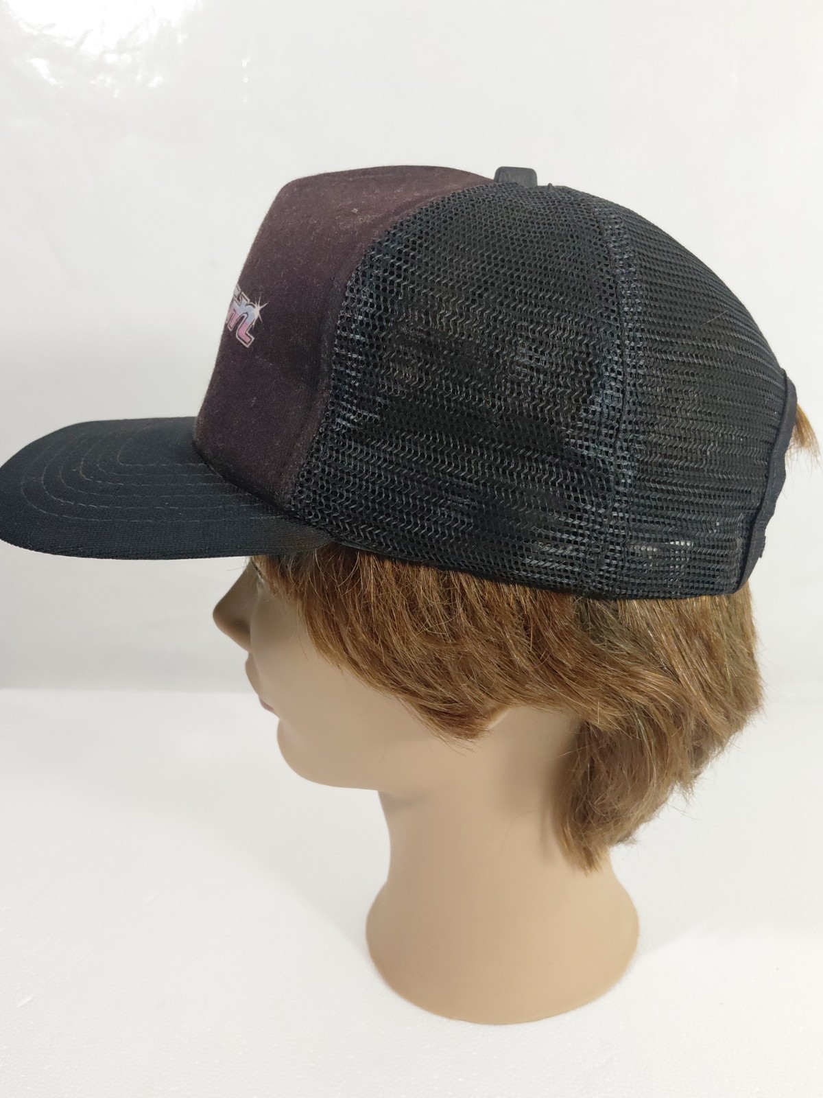 VTG New Era Snap-on Tools Trucker Hat Black Mesh Snapback Made in USA