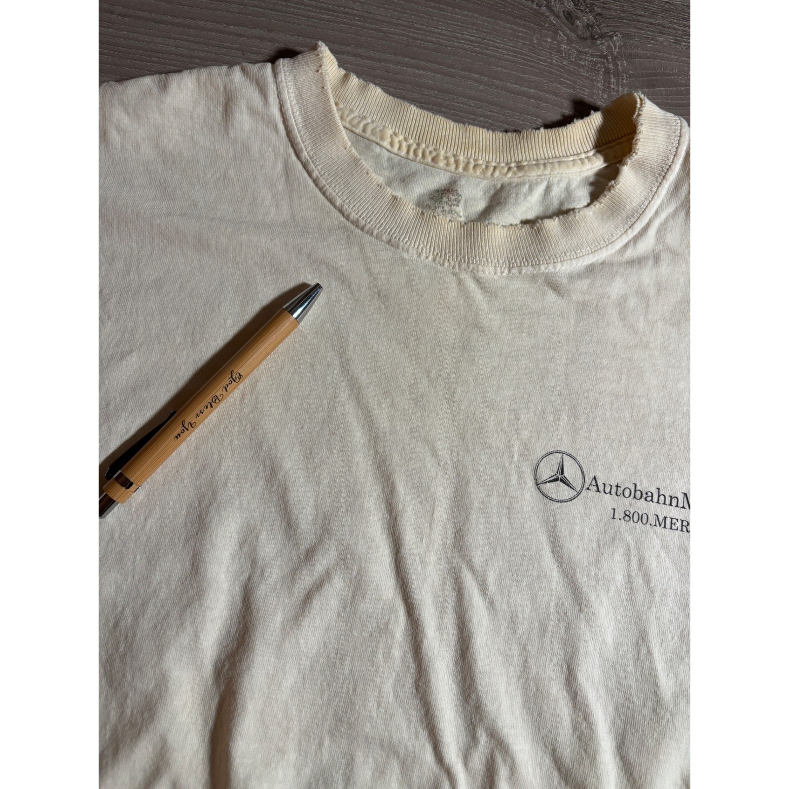 Vintage 2006 San Jose Grand Prix T-Shirt Mercedes Autobahn Motors Distressed L