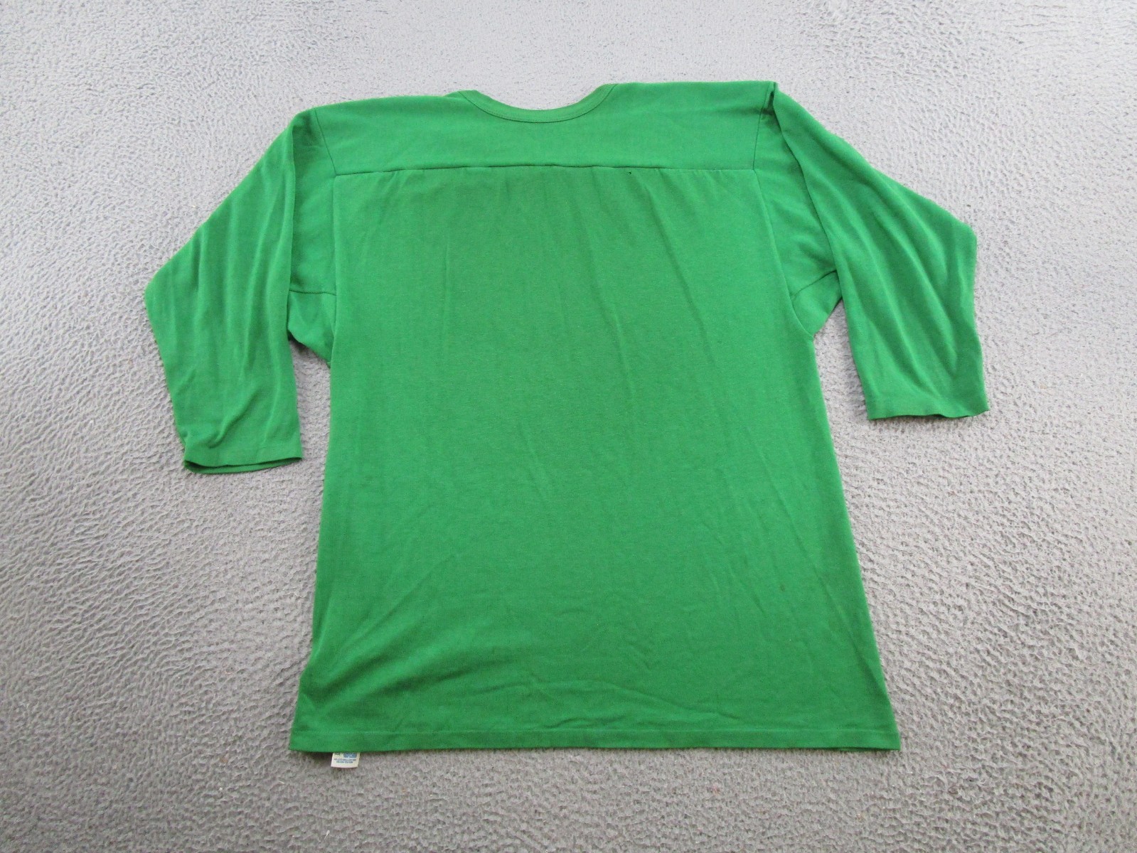 Vintage 70s Russel Athletic 3/4 Sleeve Jersey Shirt Size L Cardiac Attack Read