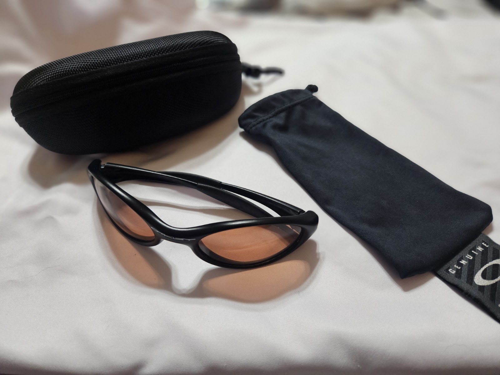 Vintage OAKLEY Jacket Black Matte 2000’S Sunglasses New Old Stock