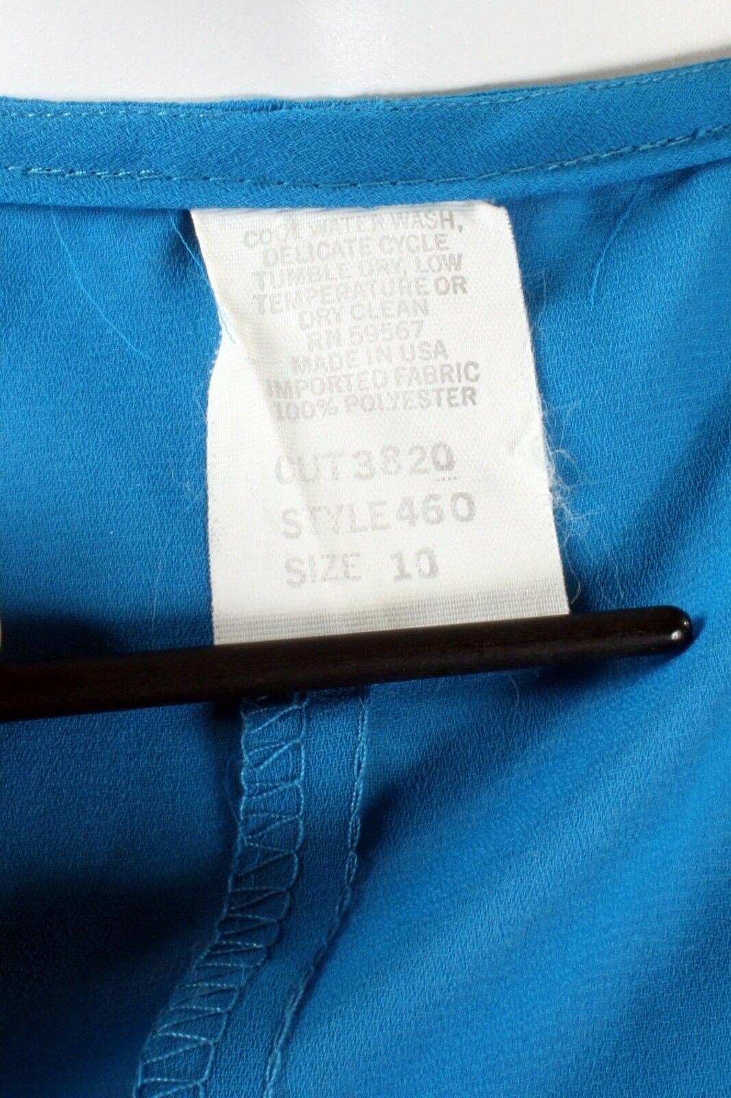 M L Vintage 1970s Blue Sheer Cocoon Duster Jacket Batwing Oversize Thin Airy 70s