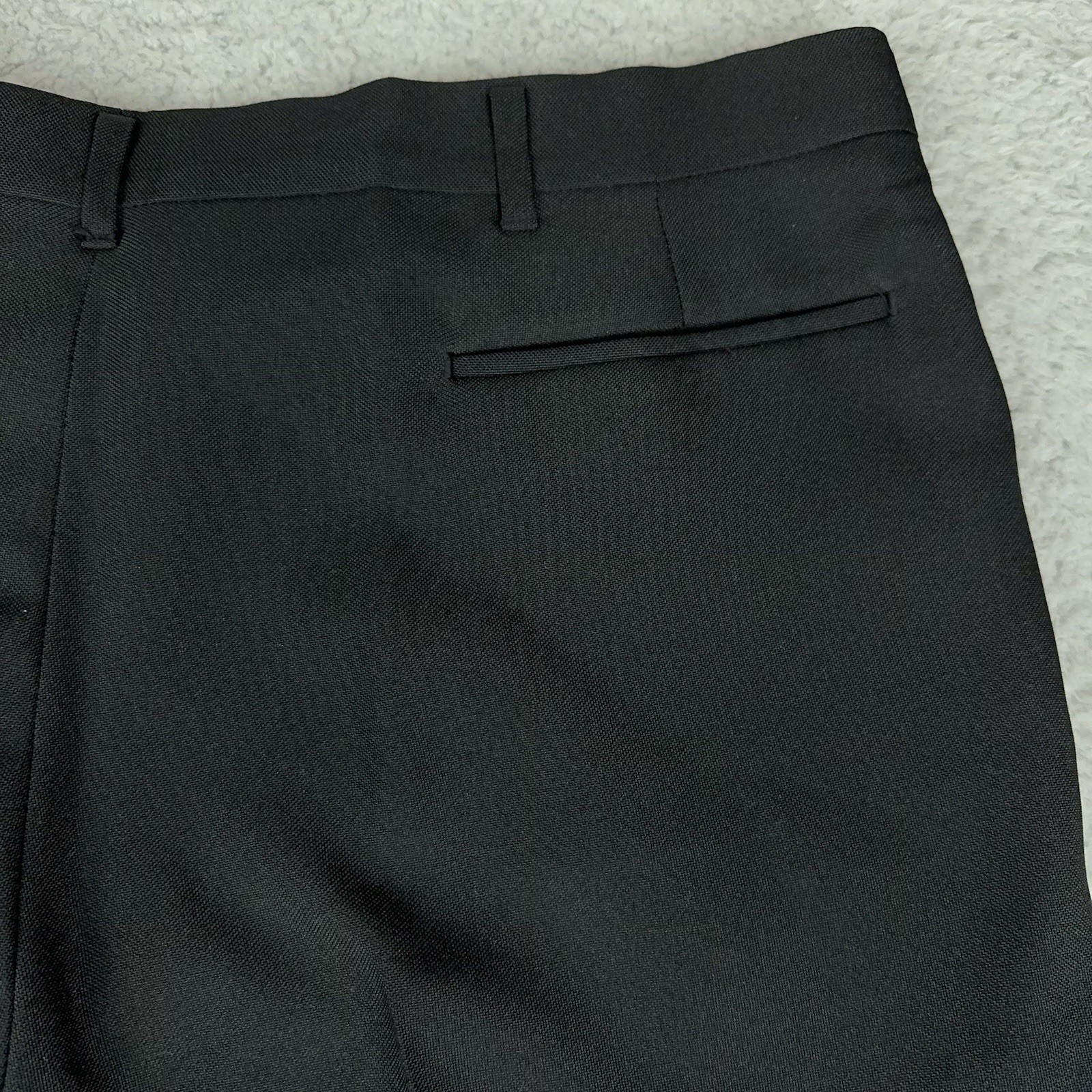 Vintage Deadstock Haggar Slacks 40 X 29 Black Polyester