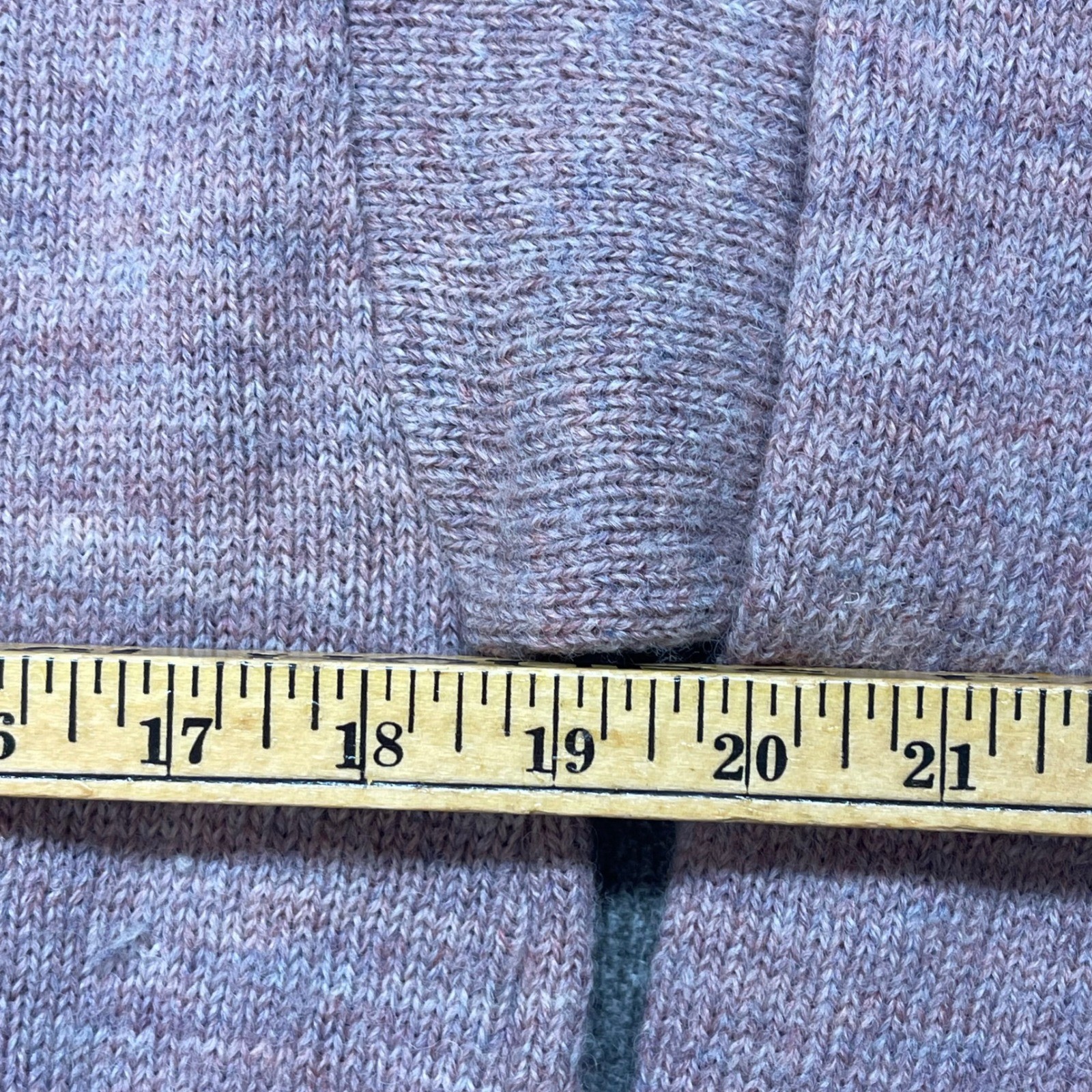 Alps Womens Vintage 100% Wool Sweater Heather Crew Neck Made in USA M
