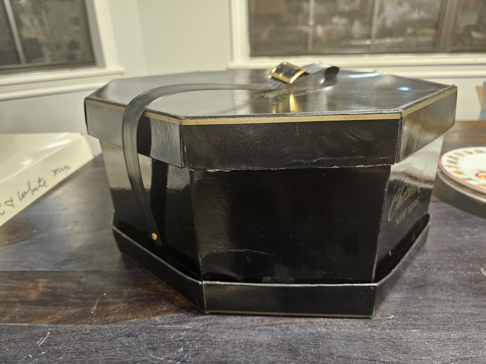 Vintage Charles Knox New York Hat Box.