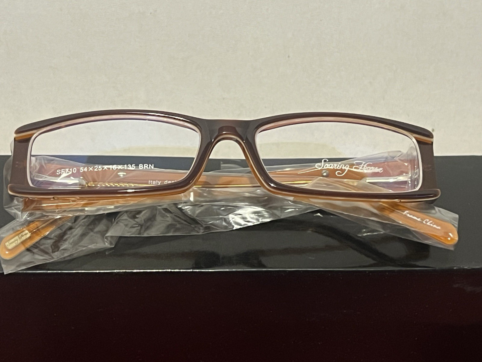 Soaring Horse Women’s SF710 Brown Rectangular Glasses – Office Siren Bayonetta