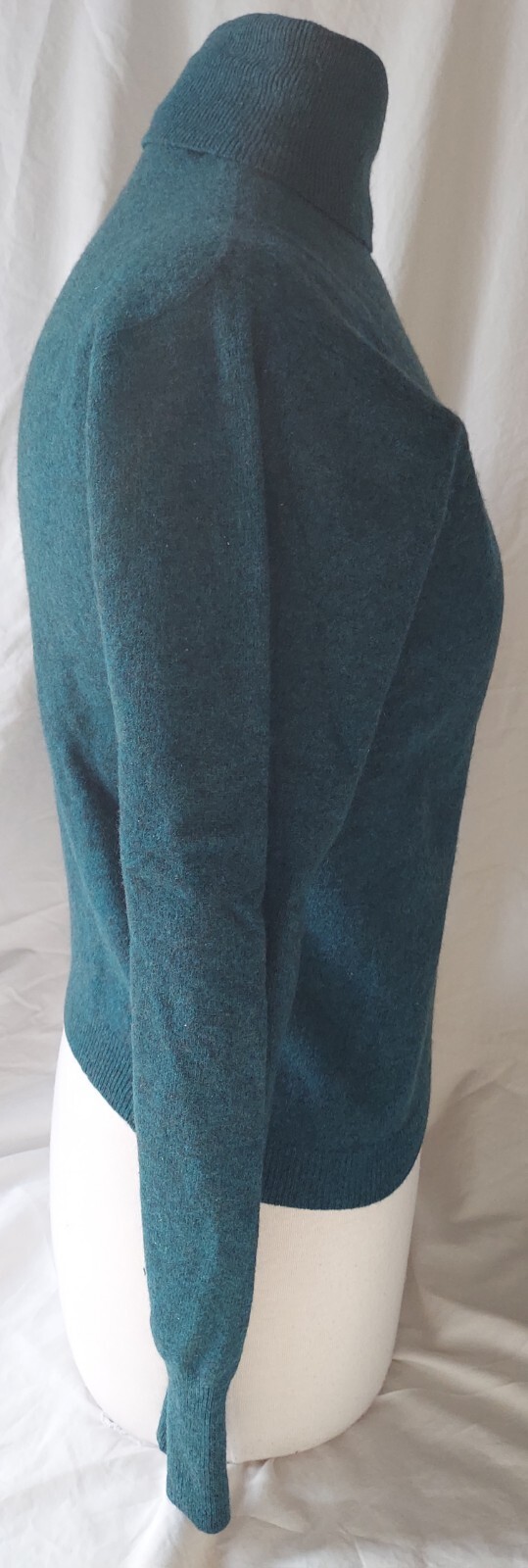 ROYAL Vintage Hunter Green Turtleneck Women’s Lambswool Sweater Sz Small /Medium