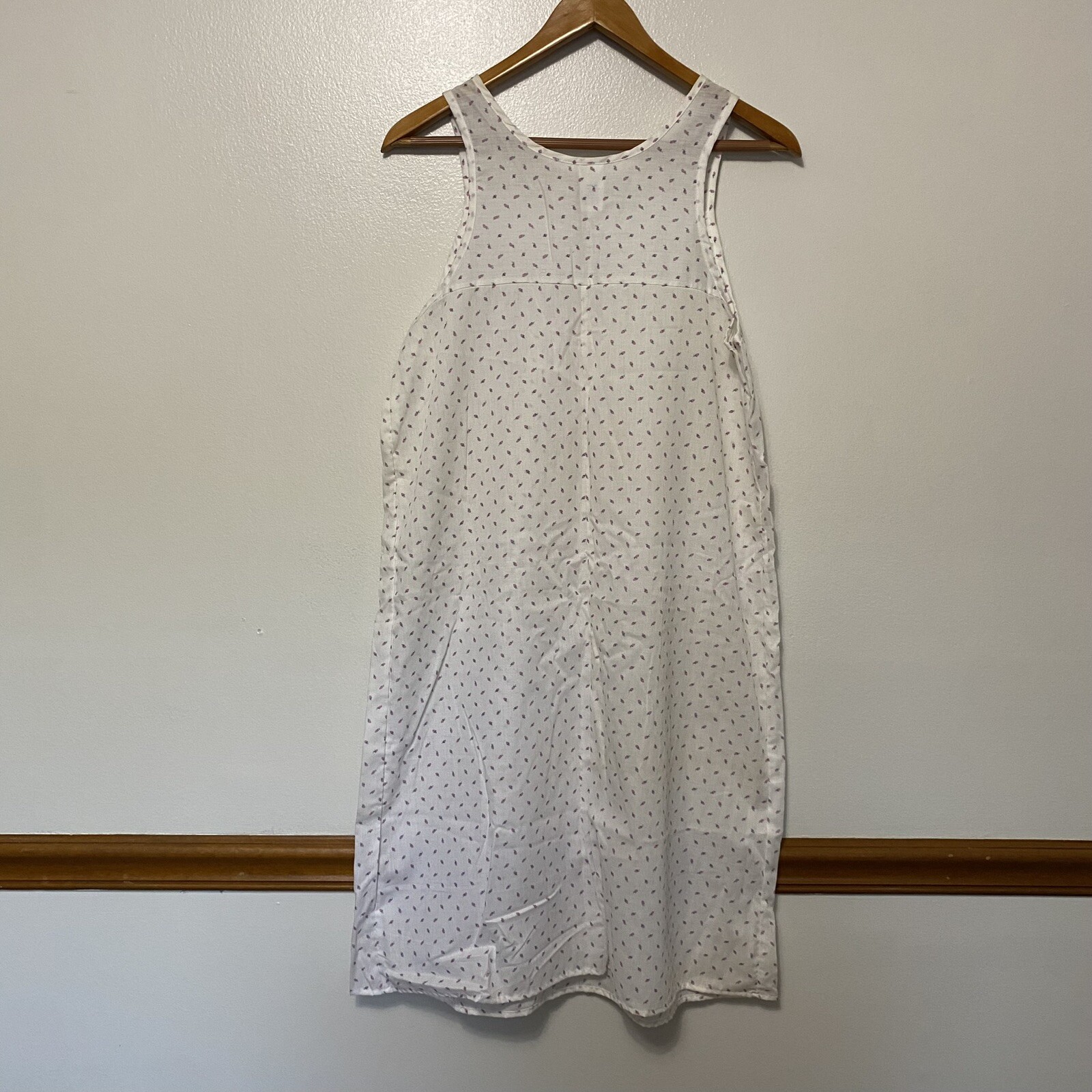 Vintage Deadstock 1980s Floral Nightgown Cottagecore Grannycore Womens Medium