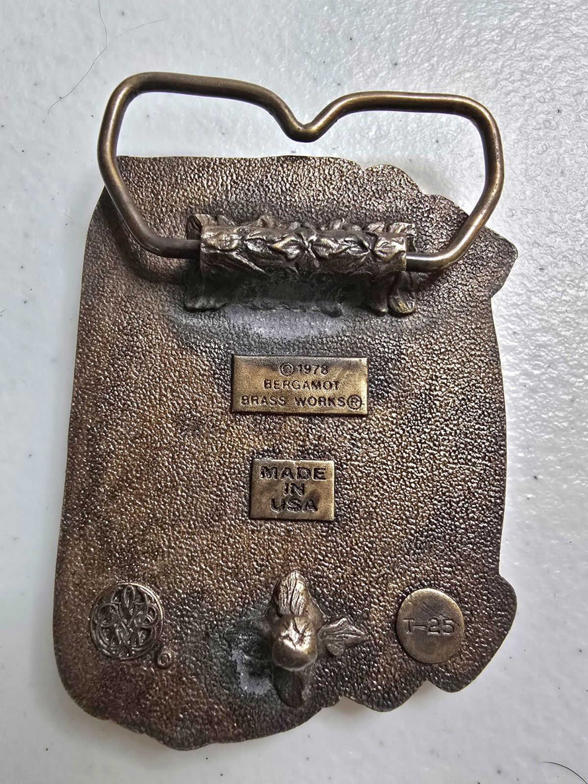 VTG 1978 Bergamot Brass Works Belt Buckles Lot Hawaii, San Francisco, California
