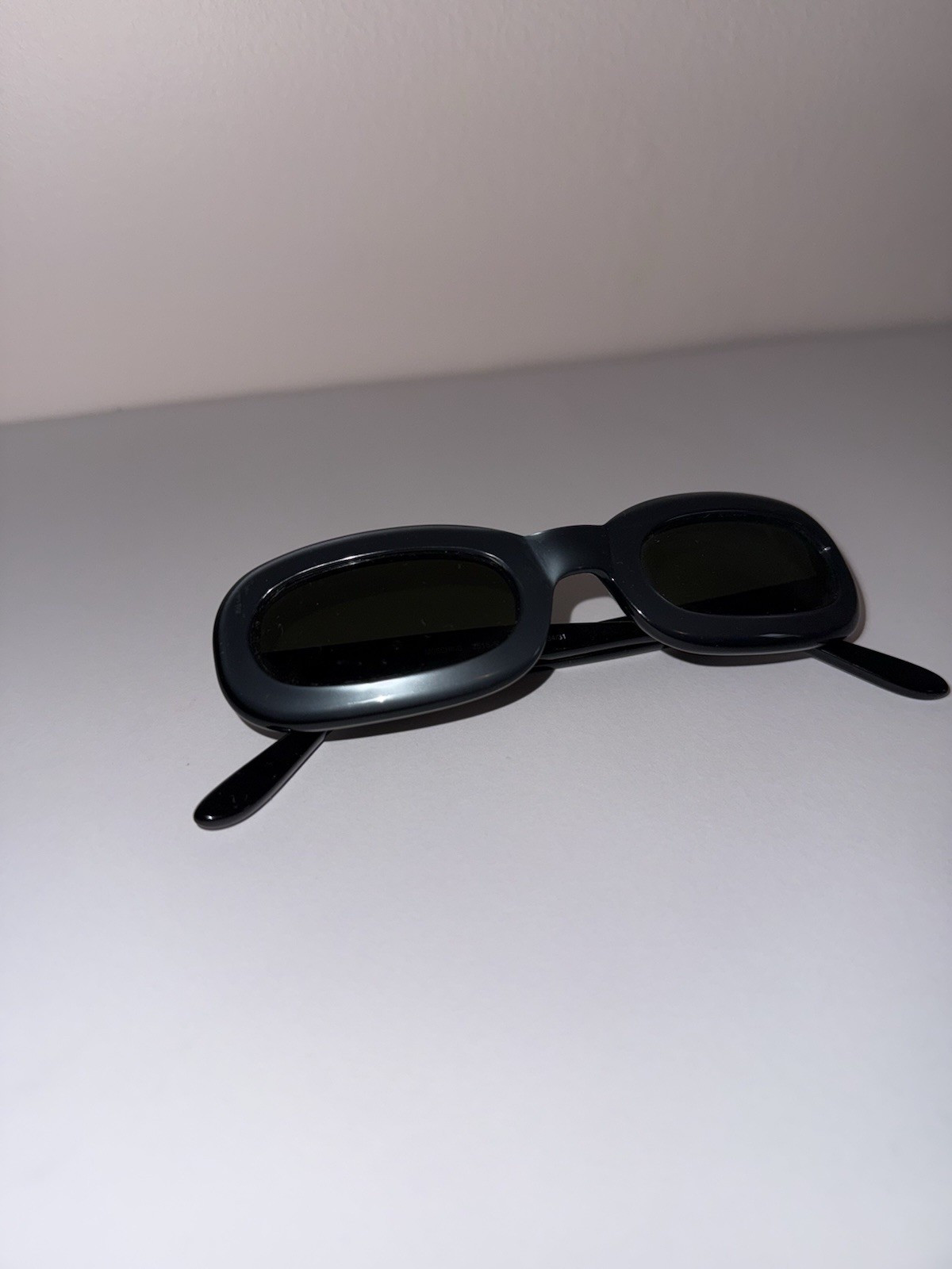 MOSCHINO sunglasses 3515-S 95/31 RARE VINTAGE 90s By persol shiny Blue/black
