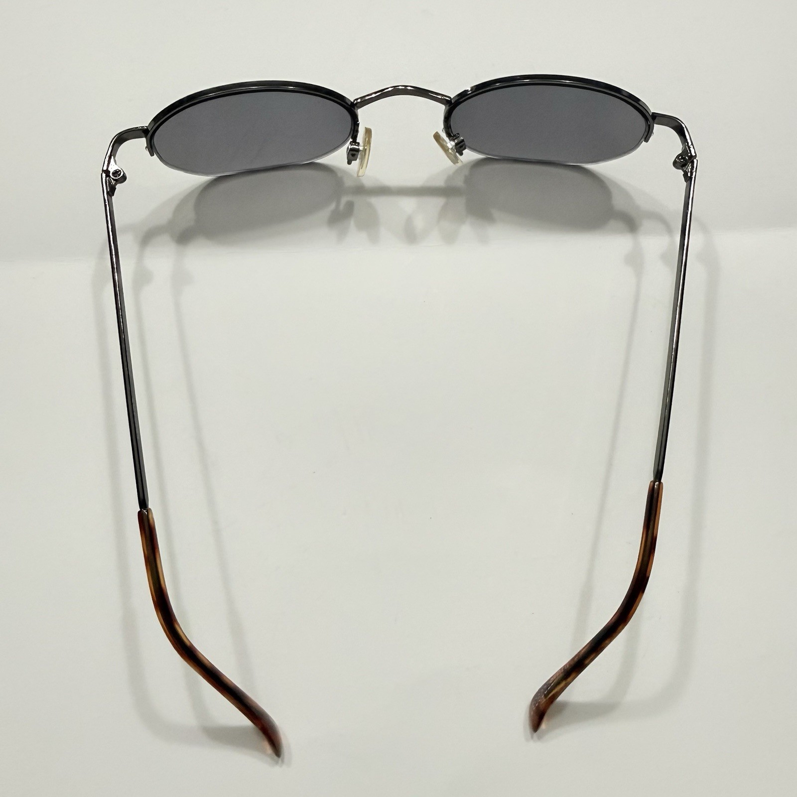 Vintage 90S Frame Sunglasses Tortoise With Case Dark Lenses