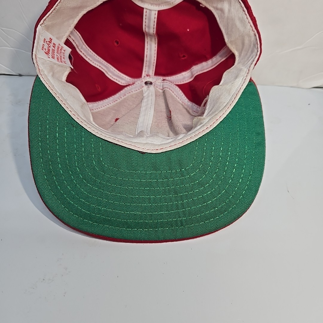 Vtg Coach Goofy New Era Regular Snapback Flat Brim Hat Walt Disney Productions