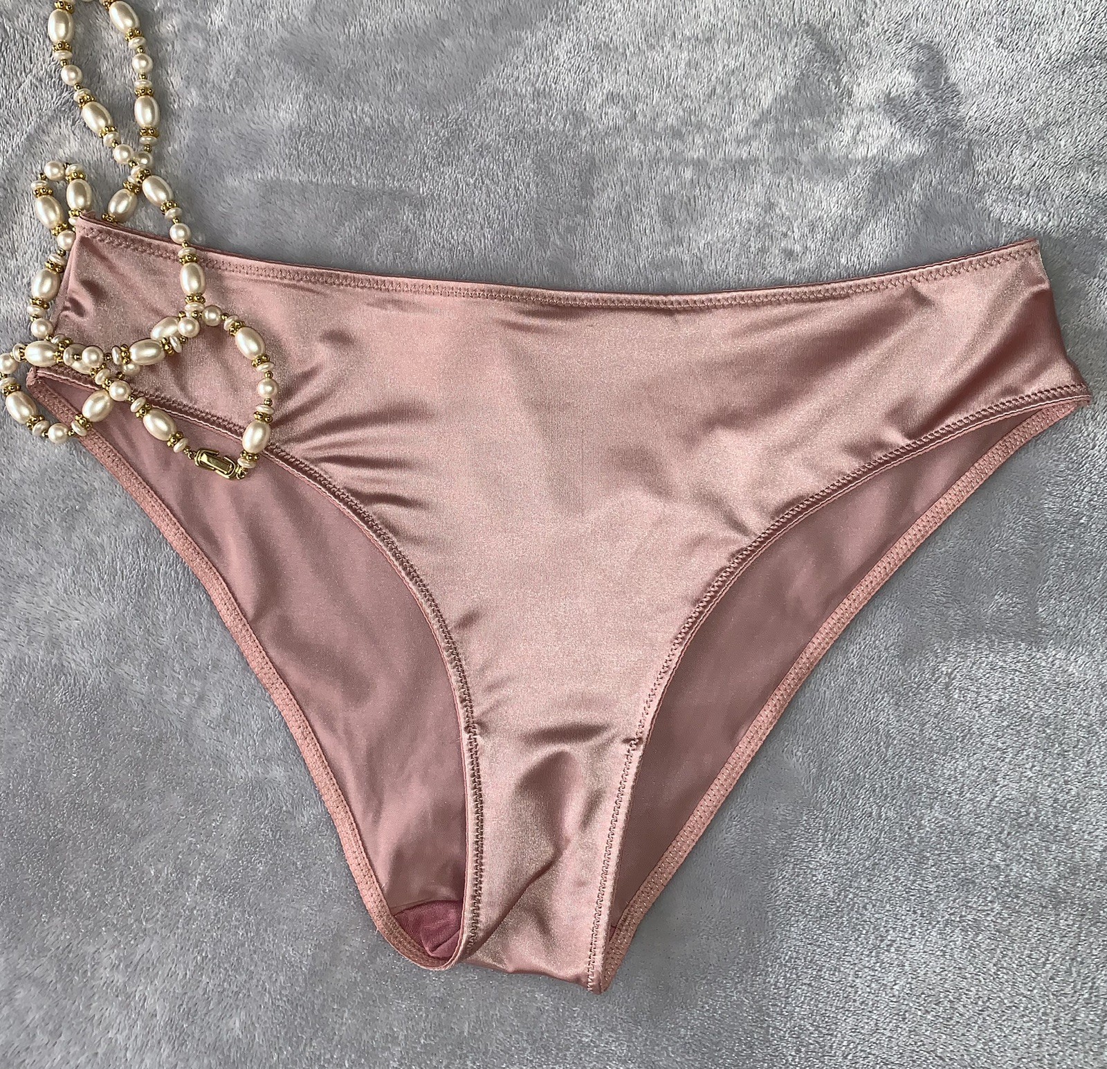 NEW Glossy Secret Stretch Satin XL 8 Classic Bikini Panties SILKY!! 2nd Skin
