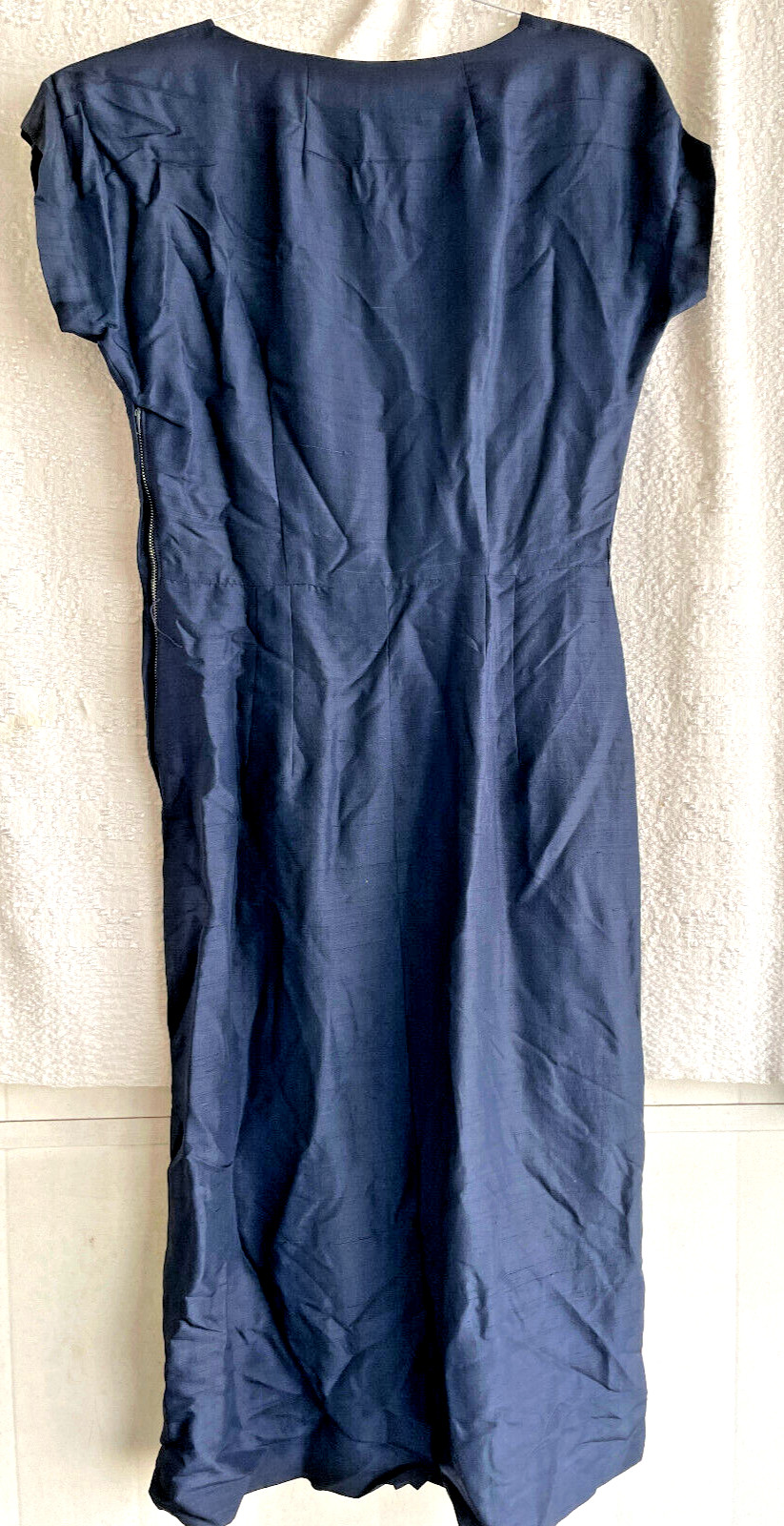 VTG 1940s Navy Blue Dress Jacket Skirt Set Addis Co. Lipman Syracuse NY 3 Piece