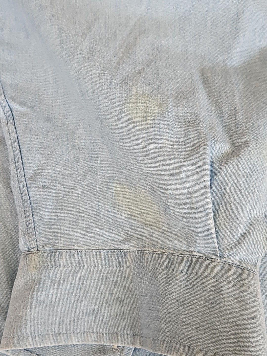 Vtg 90s Ralph Lauren Big Shirt Series Chambray Button Up Front 2XL Polo