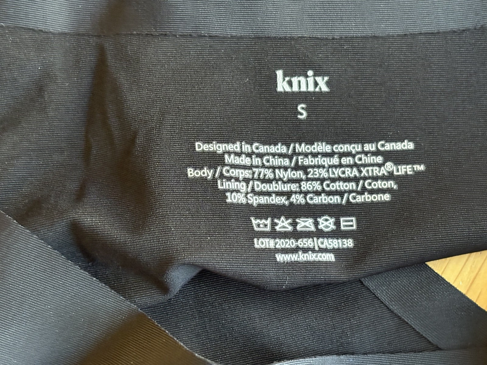 KNIX Small BLACK Stretch Essential No Show Bikini Panties #656
