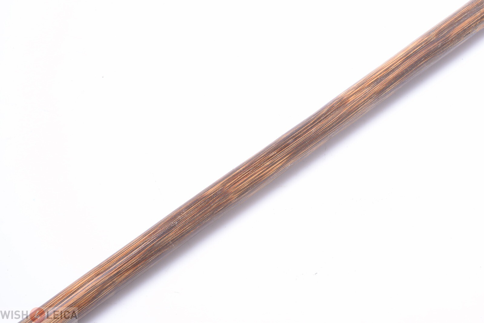 ✅ ANTIQUE CANE WALKING STICK DROP SHAPED HANDLE NICE FLORAL LEAF DESIGN