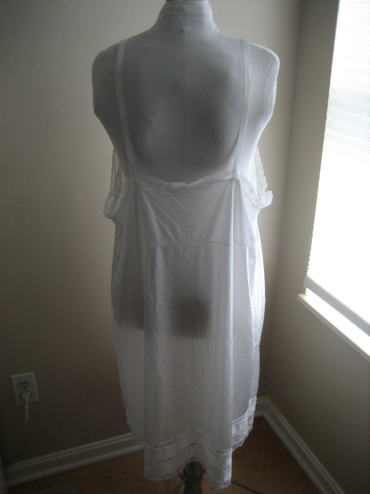 SLIPERFECTION Nylon Full Slip, Lace Trim, Cut To Length – Size 48 – USA