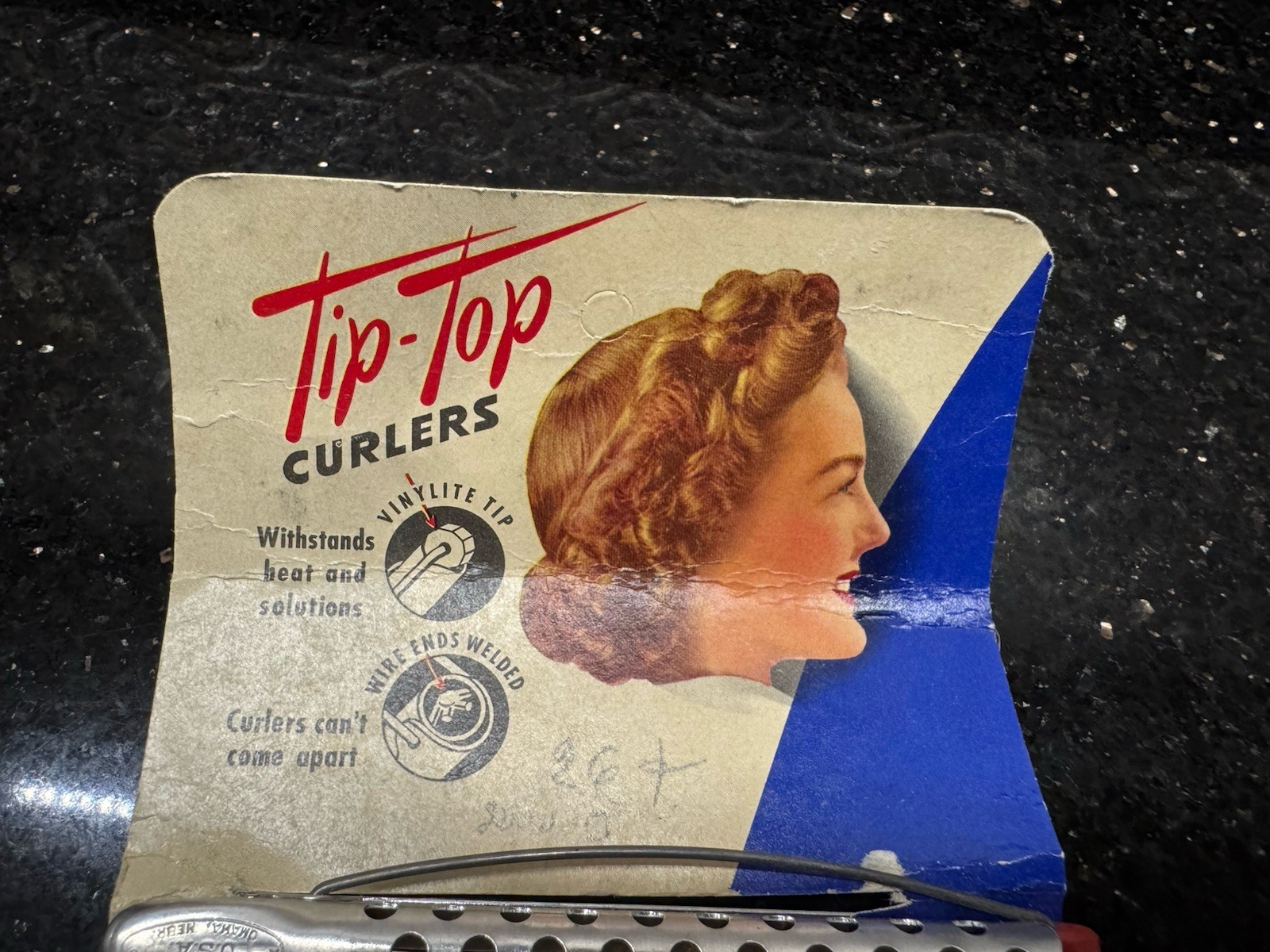 Vtg Hair Pins & Curlers Lot TIP TOP WELLMADE SCOLDY LOX + – Some Pieces NOS