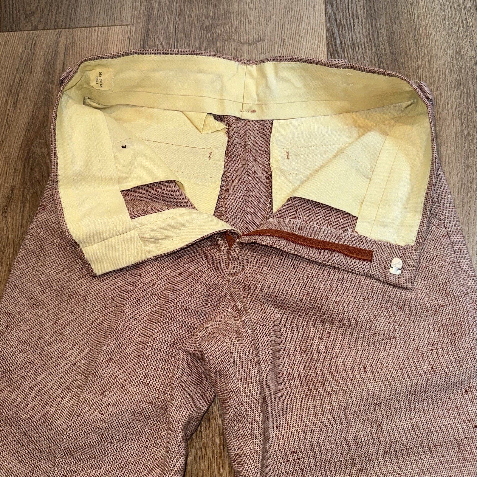 Vintage Esprit 3 Piece Suit Mens 36 Jacket 28 32 Pants Bell Bottom Leisure 70s