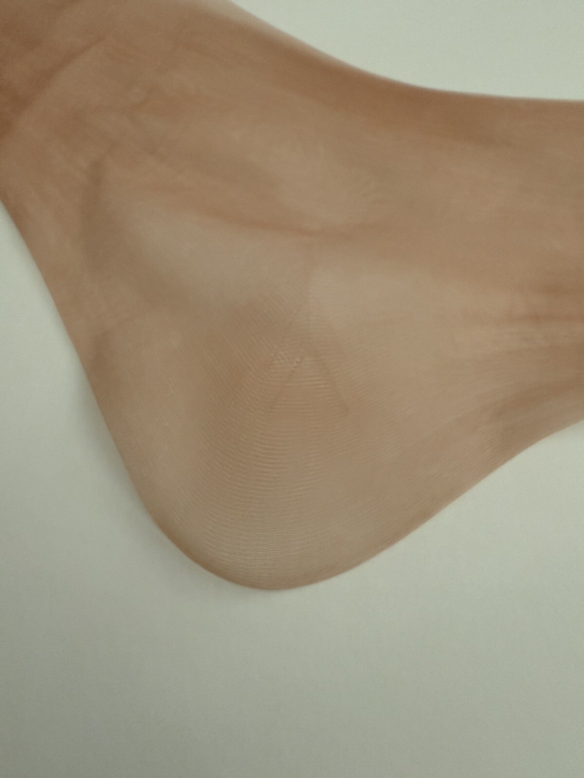 Alberts Crystal Clear Seamless Flat Knit Stockings With Sandal Foot 34 Inches