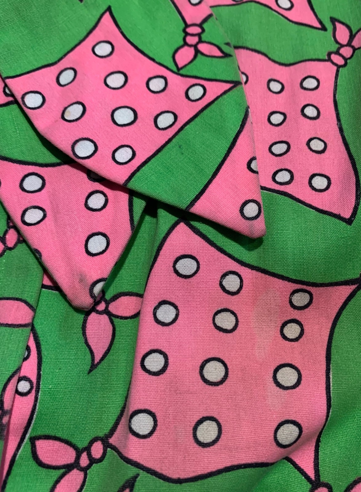Late 60s/Early 70s Vintage Women’s Scarf Print Miss Bergdorf Trapeze Dress Sz S