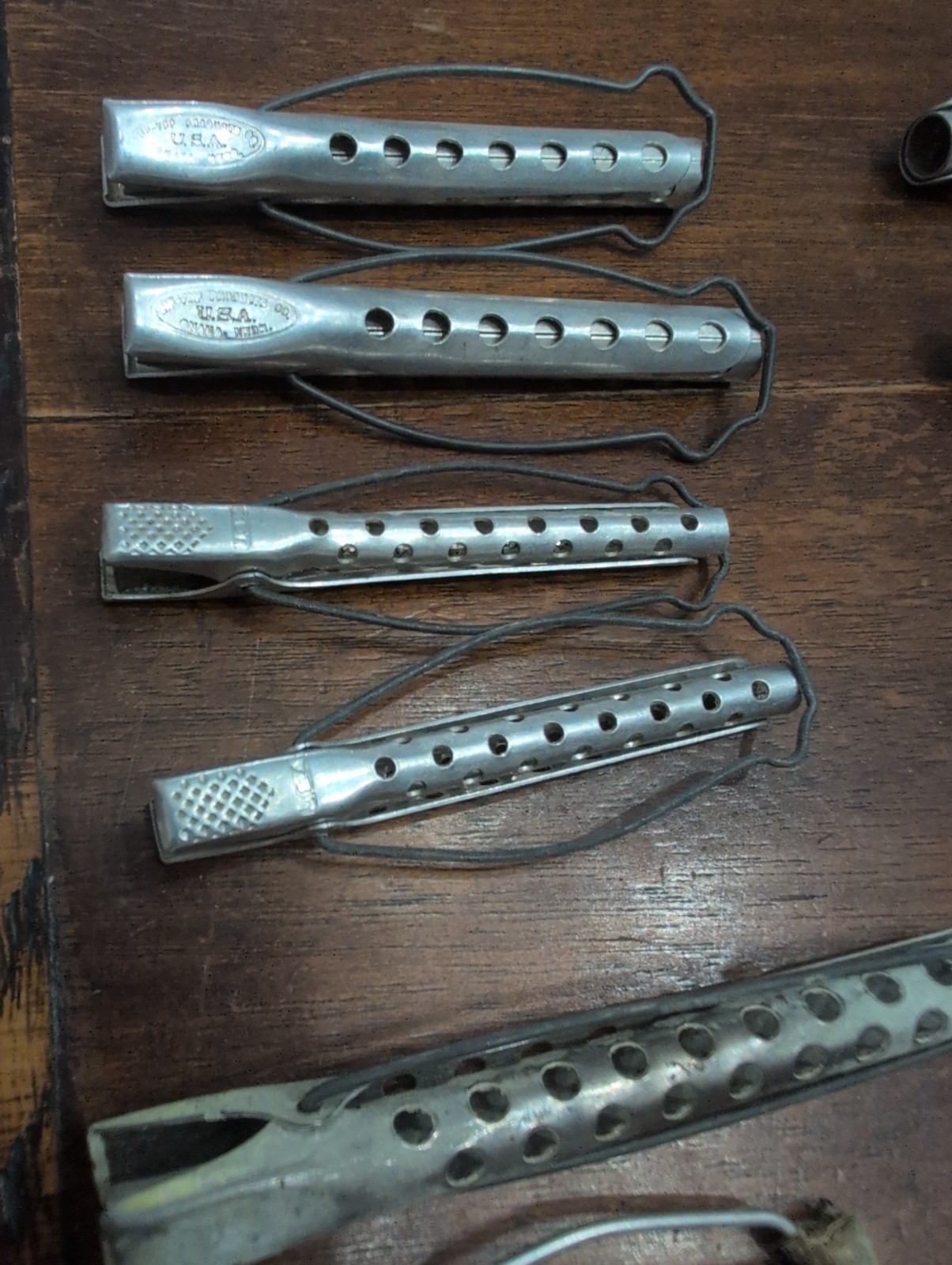 Vintage GOODY & TIP TOP Aluminum Hair Roller Crimping Curlers SET 20