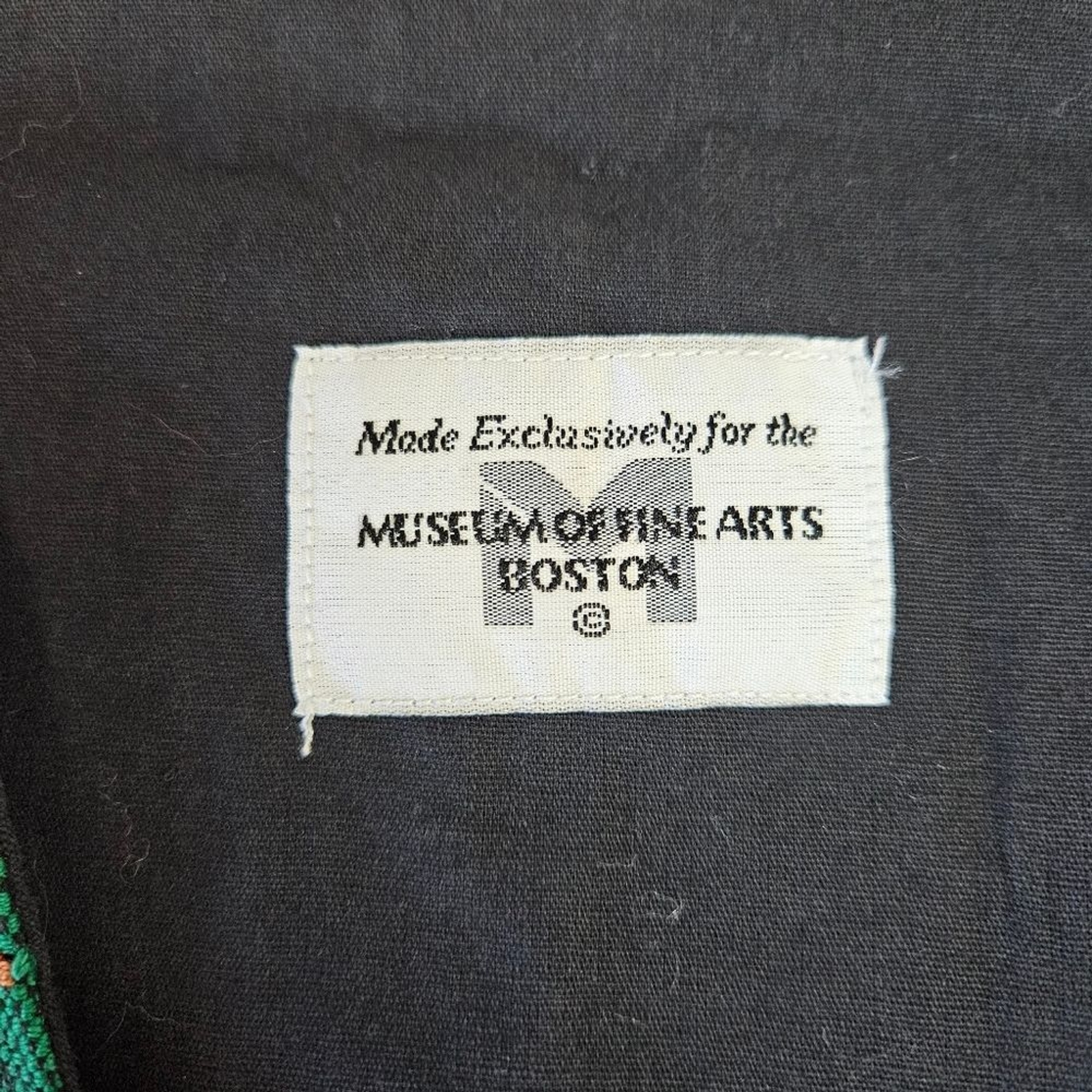 VINTAGE Southwestern Aztec Vest Museum of Fine Arts Boston MFA M