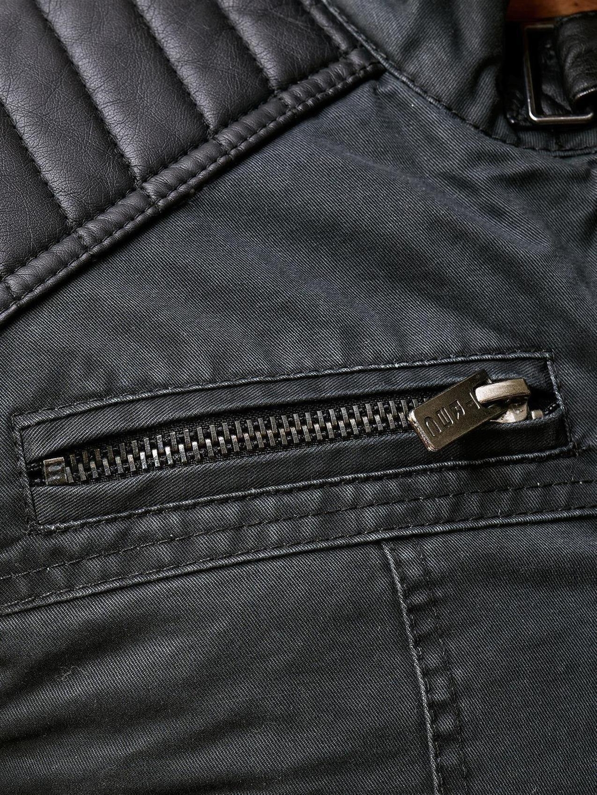 Redbridge men’s between-seasons jacket biker jacket faux leather cotton TRBC M6070