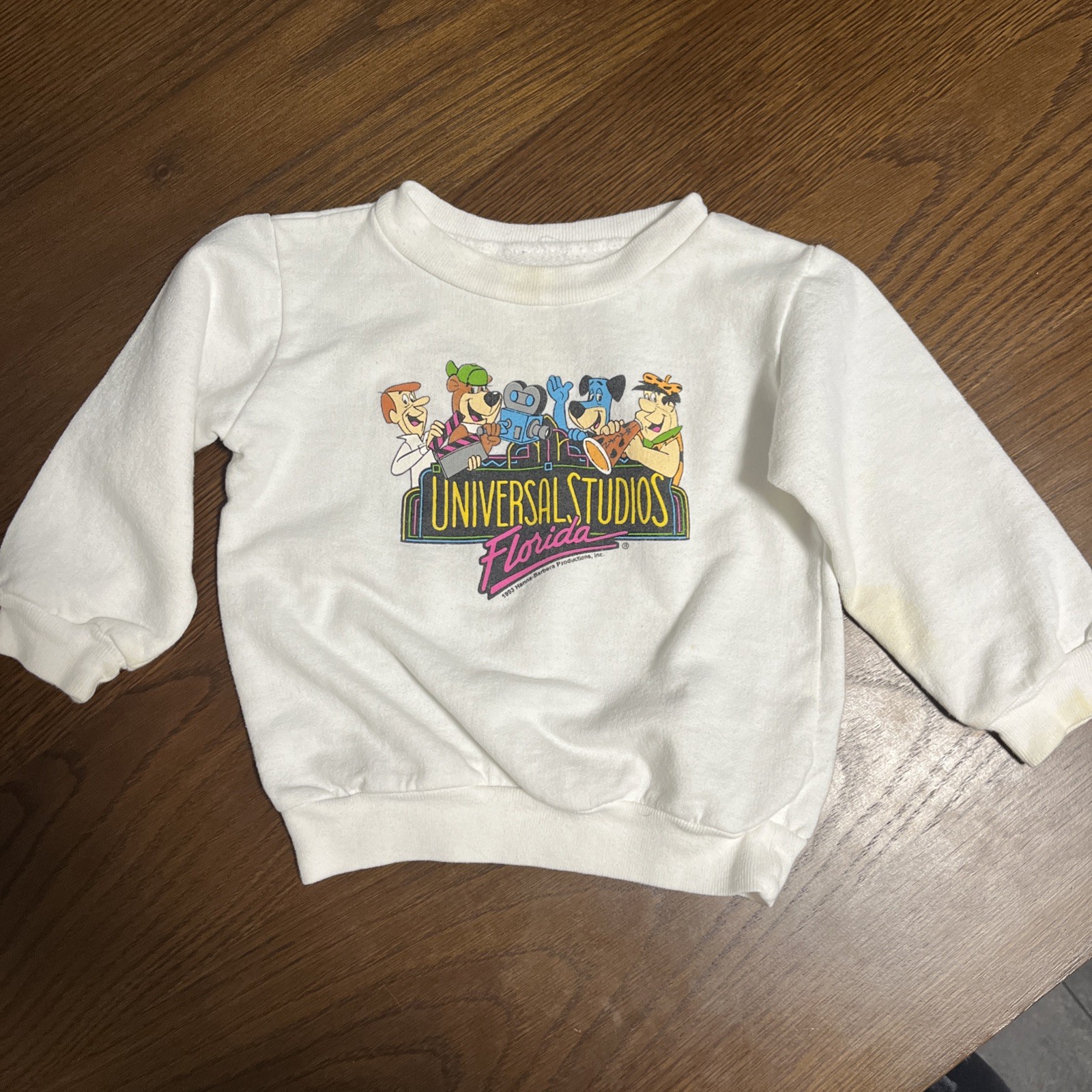 90s Vintage Universal Studios Hanna Barbera Cartoon Sweatshirt, Toddler 2T