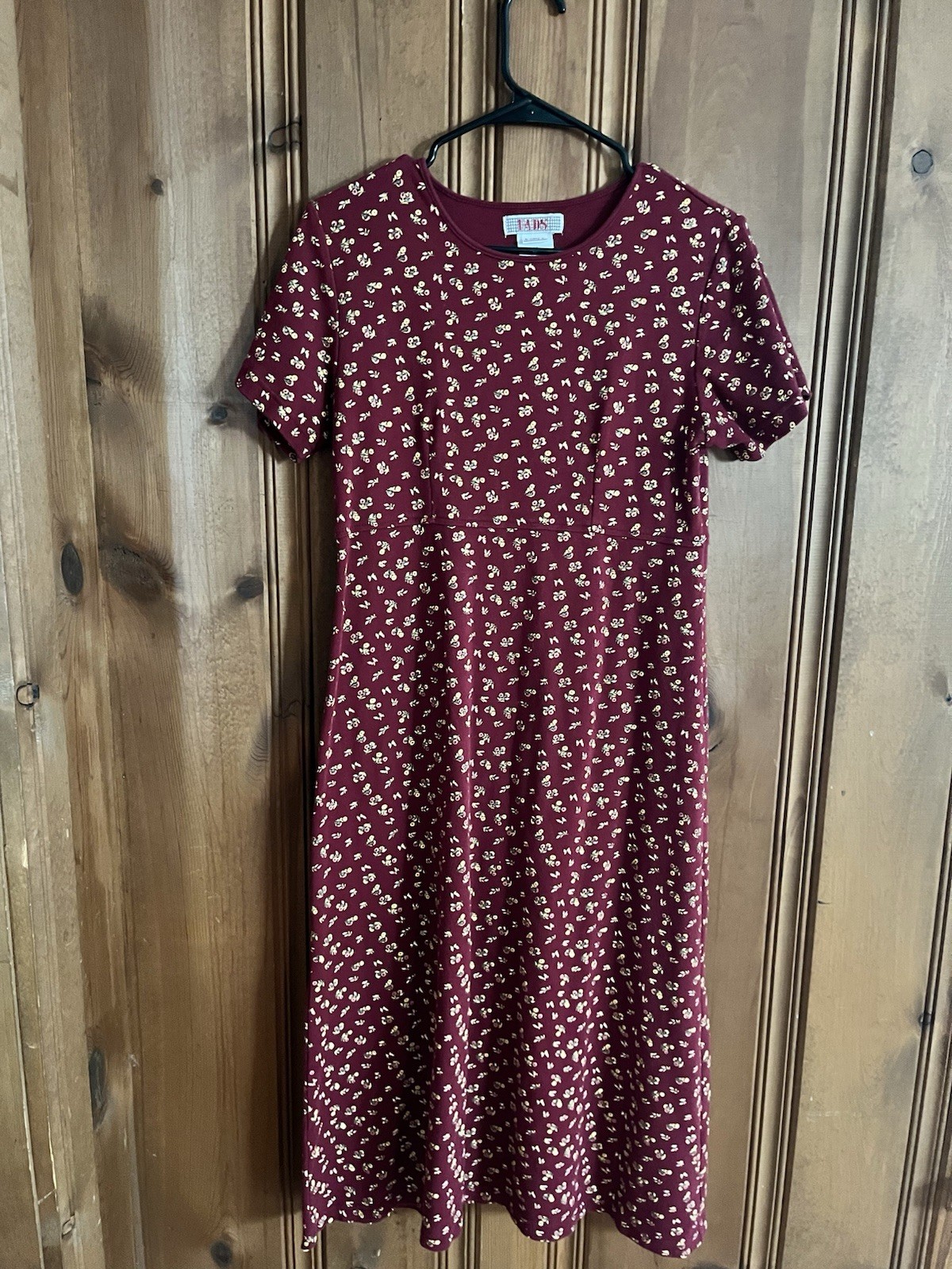 Vintage 90s Micro floral Dress FADS sz M