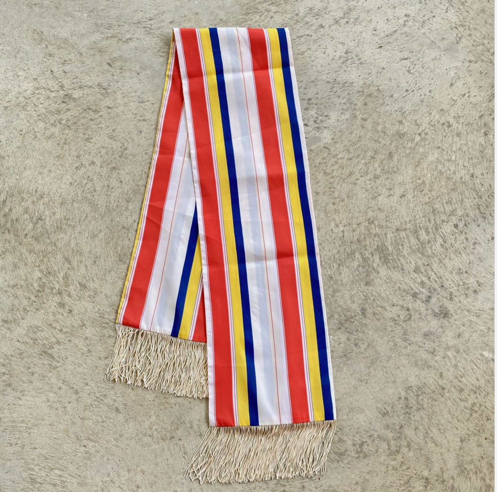 60s Vintage silk Scarf Mod Midcentury