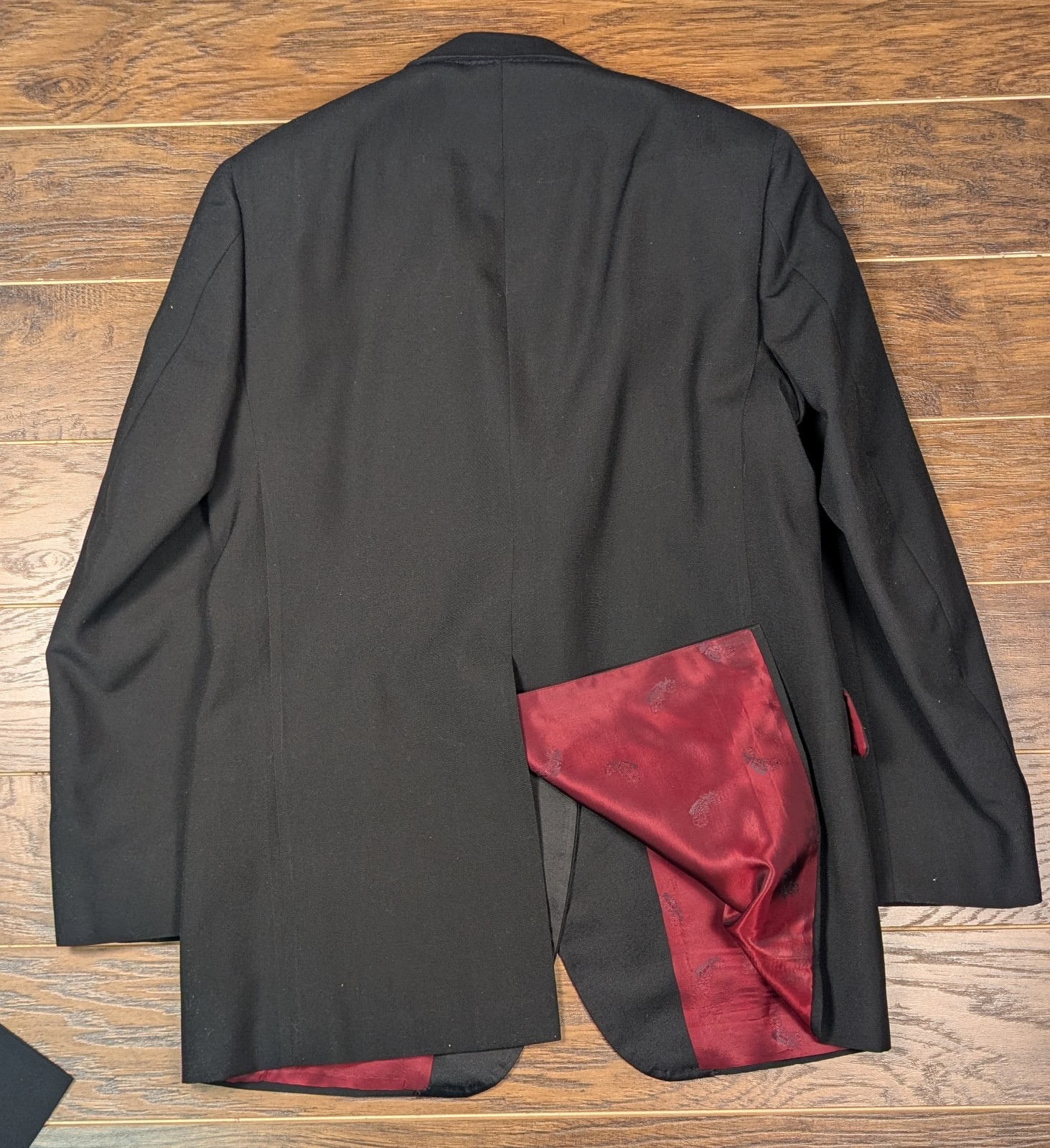 Three Piece Tuxedo Vintage 70’s Fully Custom Peppe Ramundo 40R 36X30 Made In USA