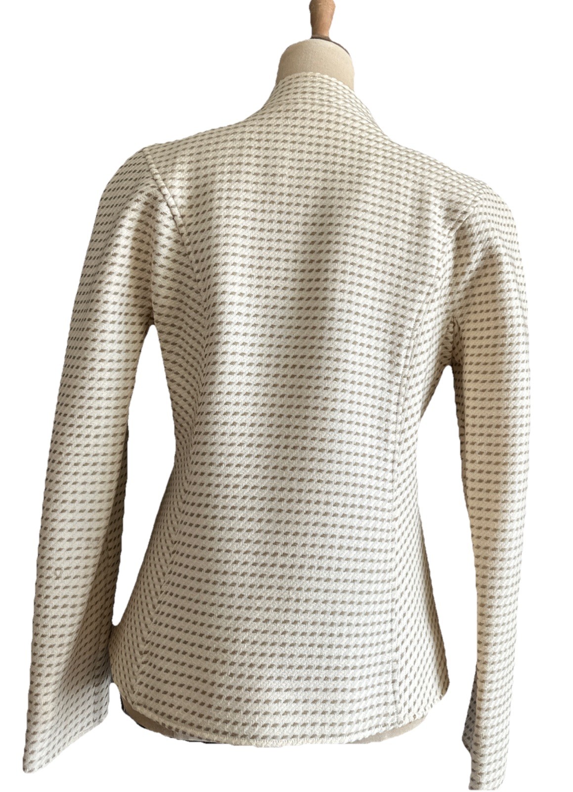 COURREGES VINTAGE 80s PARIS WOOL Jacket & Skirt Suit Size 0 (FR) Sz 6