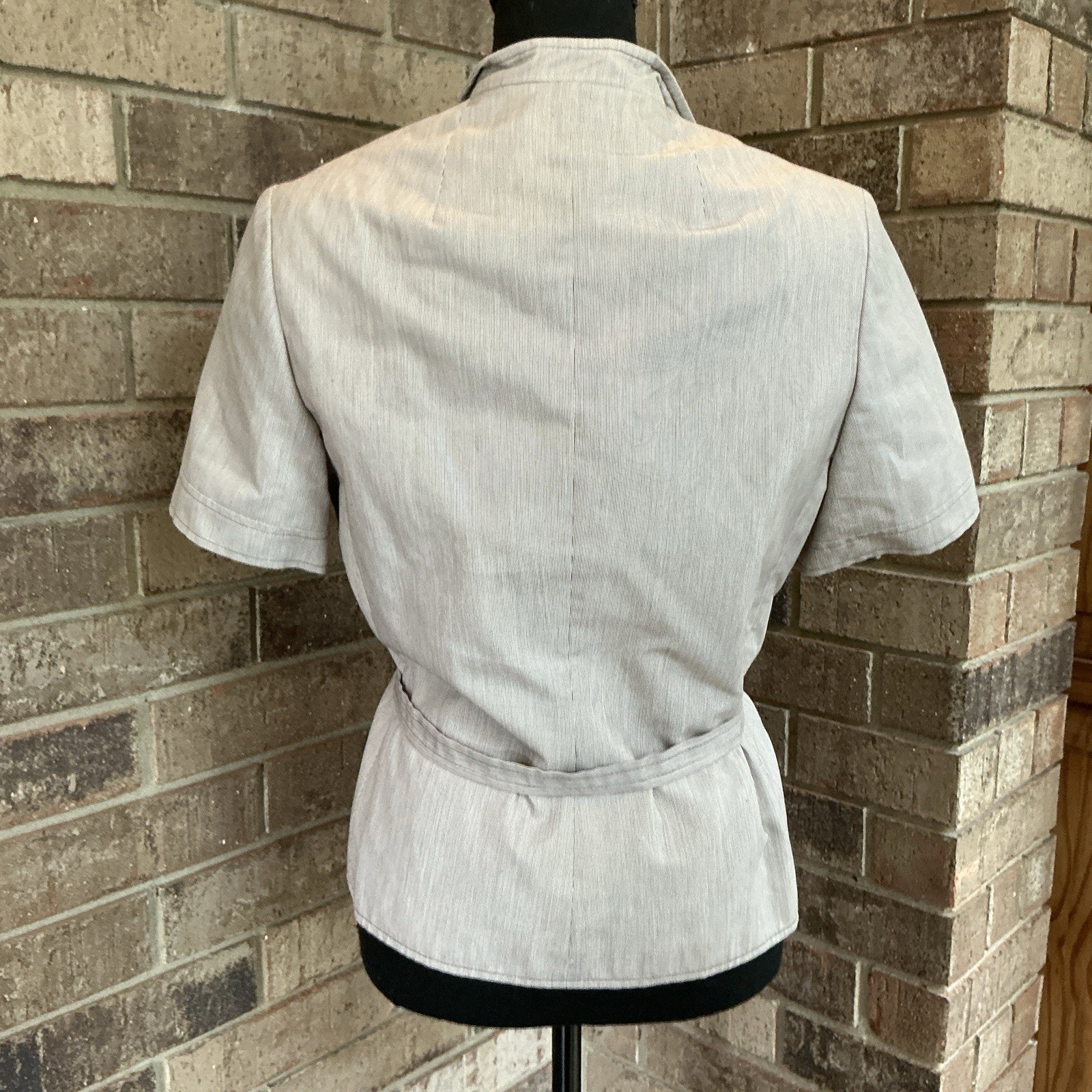 VTG Devon Hall Robert Paul Taboh 2pc Suit Set Blazer Skirt Size 10 USA Made 15D9
