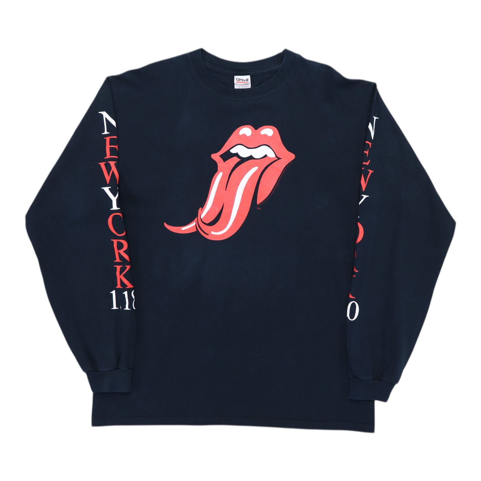 Vintage 2006 Rolling Stones Bigger Bang Tour Long Sleeve Shirt Size: Extra Large