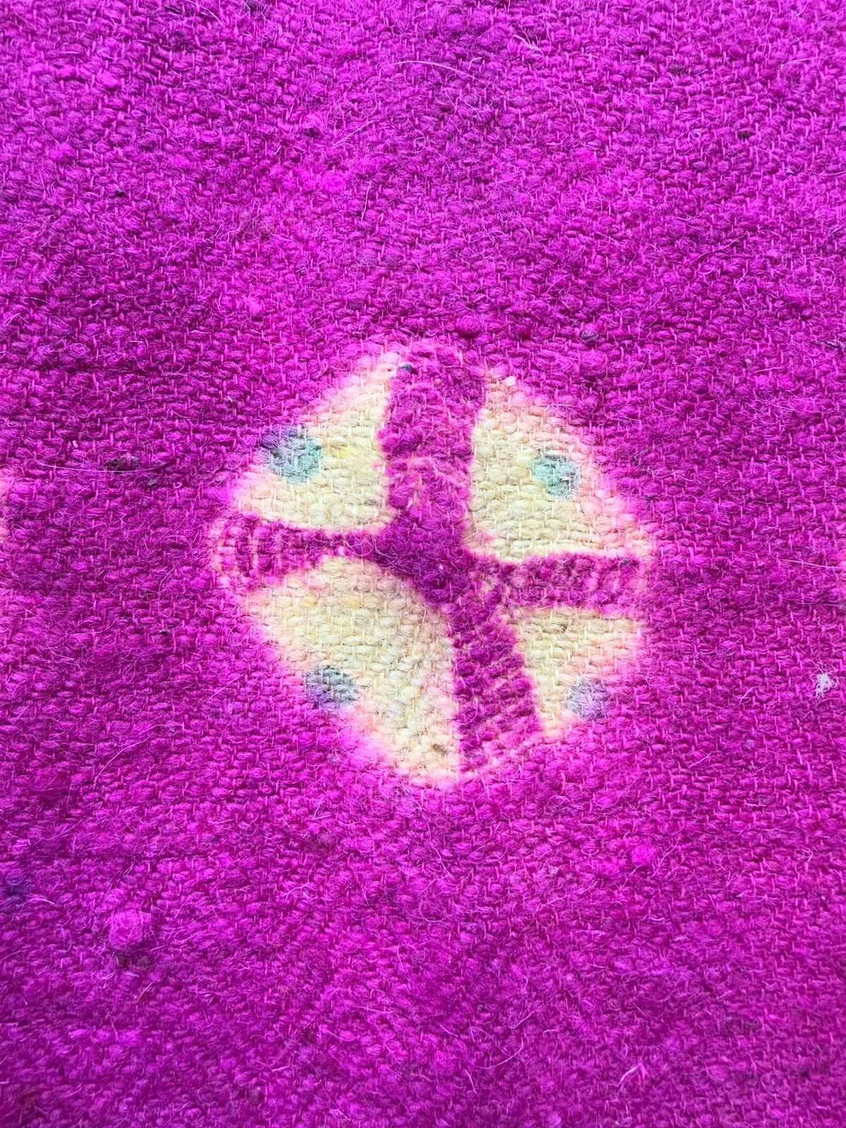Vintage Beautiful Hand Made Stole Fabric Textile Shawl 250×42 Cm