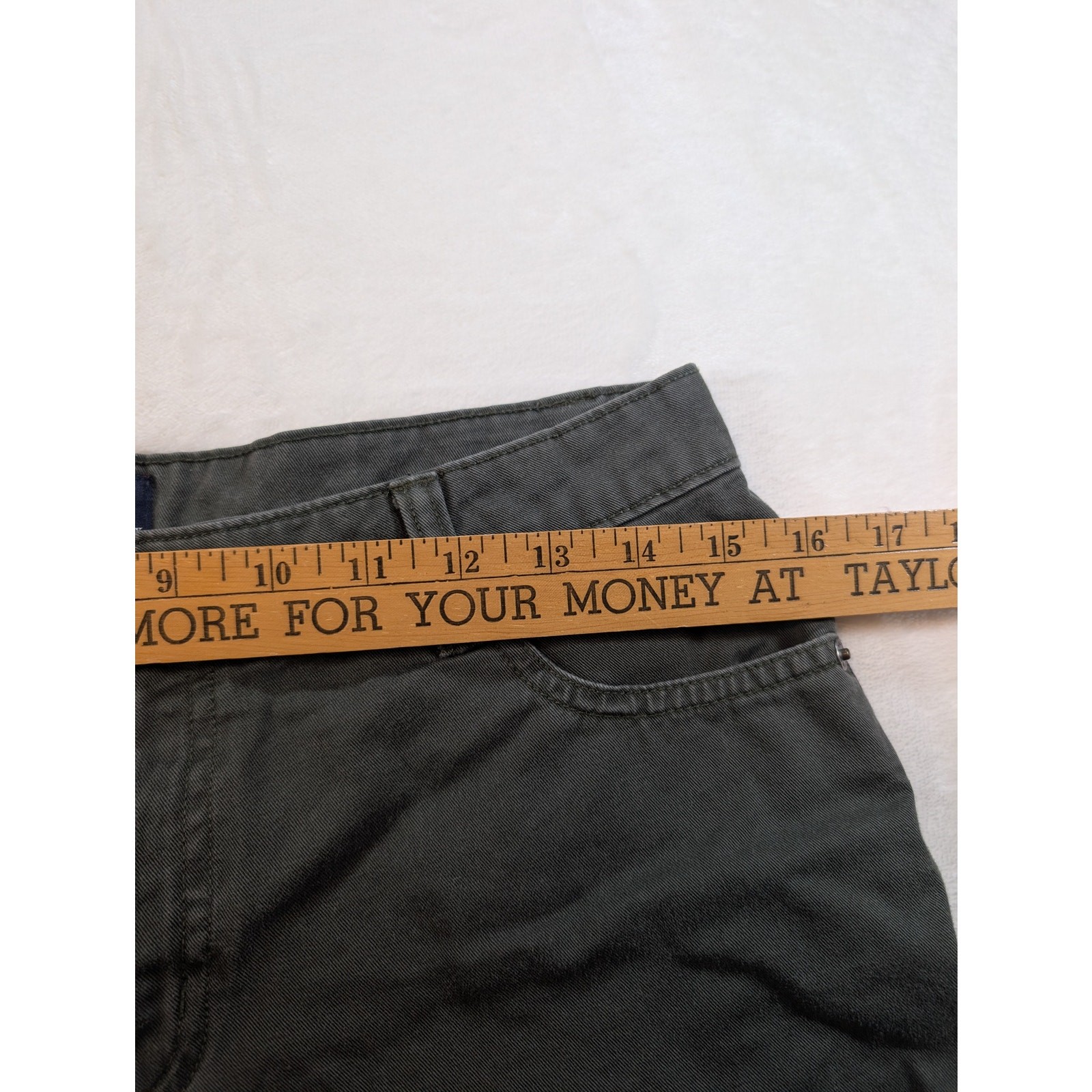 Nautica Jeans Co Womens Shorts Size 6 Olive Green Cotton Vintage Utility Y2K