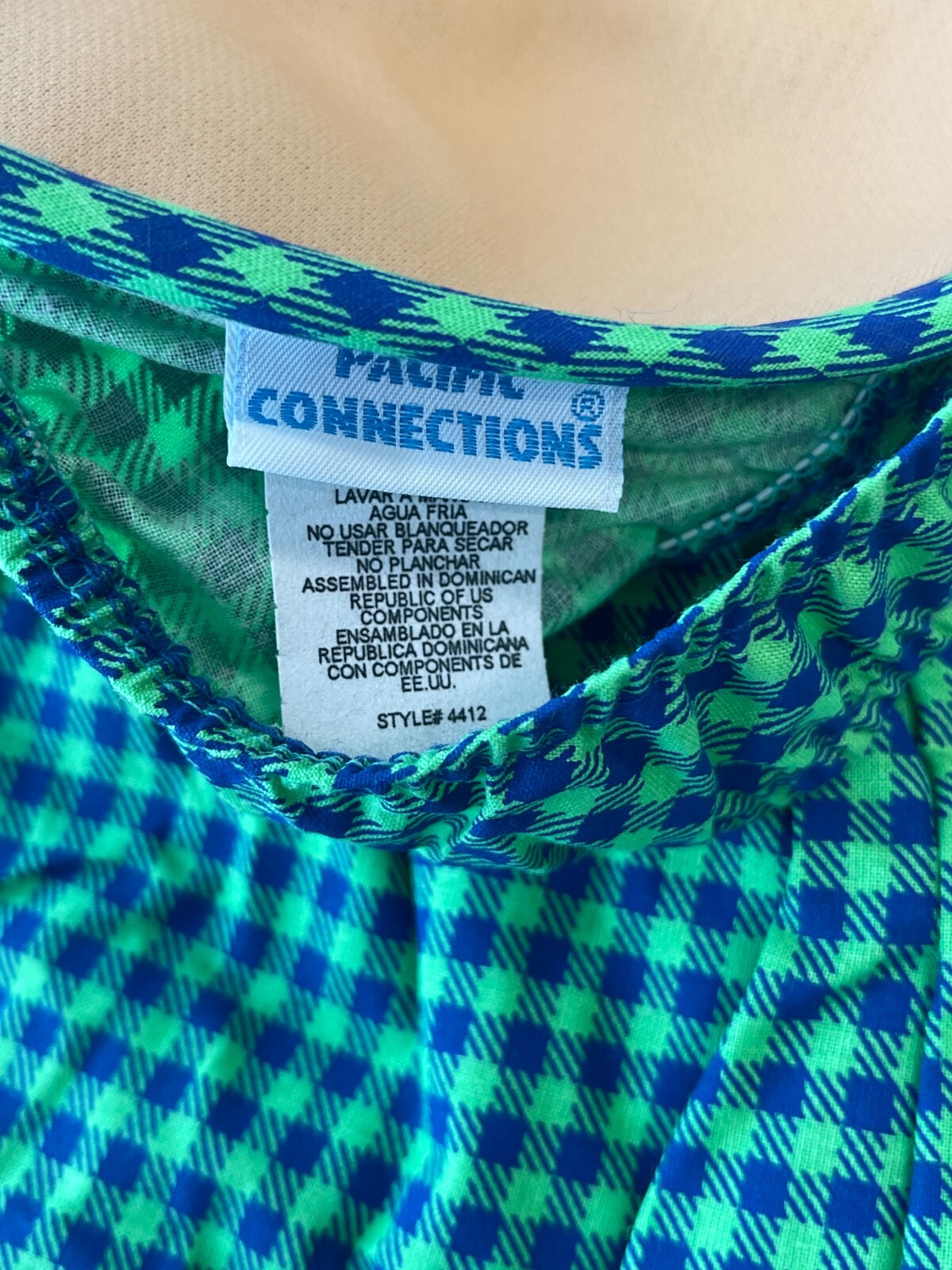 VTG 90s does 60s Deadstock Bikini Underwire Push Up Gingham Pin Up Rockabilly