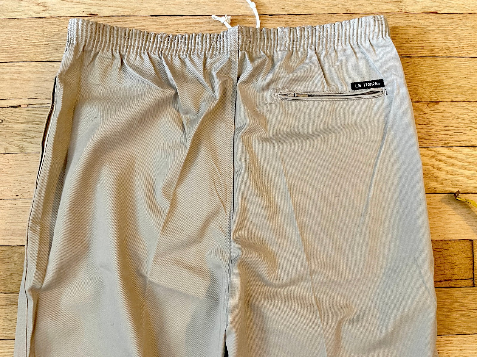 Vintage 80s Le Tigre Men Preppy Pants Size 32×32 Medium NEW Tag FREE SHIP