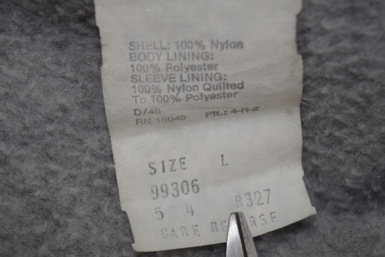 Vintage Sears Outerwear Jacket Size M/L 70s Navy Blue Gray Polarfleece Lined
