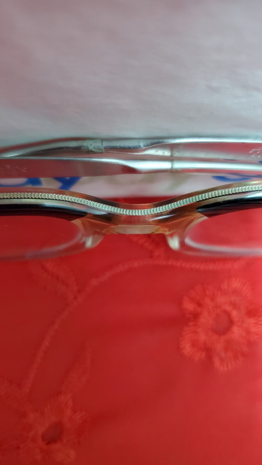 Vintage Artcraft Rhodium Plateed 3¾-5 Eyeglasses “Frames Only” – Rx Unknown -USA