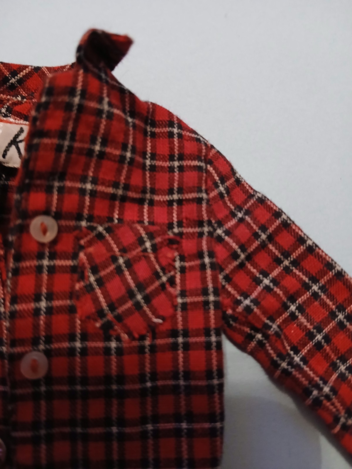1960s Kens plaid hunting shirt