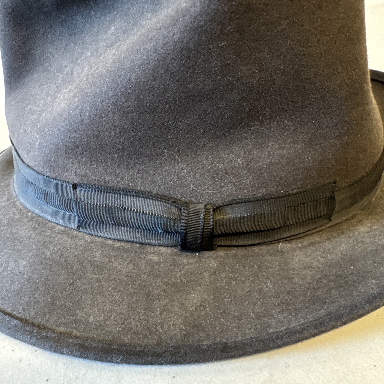 Vintage Royal Stetson Fedora Hat Falcon 7 1/4 Made In USA – RARE Gray
